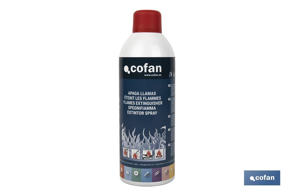 Apagallamas en spray 300 ml | Mini extintor casero | Aerosol contra incendios doméstico